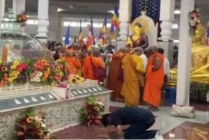 दीक्षाभूमीवर डॉ. बाबासाहेब आंबेडकरांना अभिवादन केल्यानंतर अभिजित दिपकेंचा केंद्र सरकारवर जोरदार हल्लाबोल; म्हणाले, “देश संविधानावरच चालणार!”